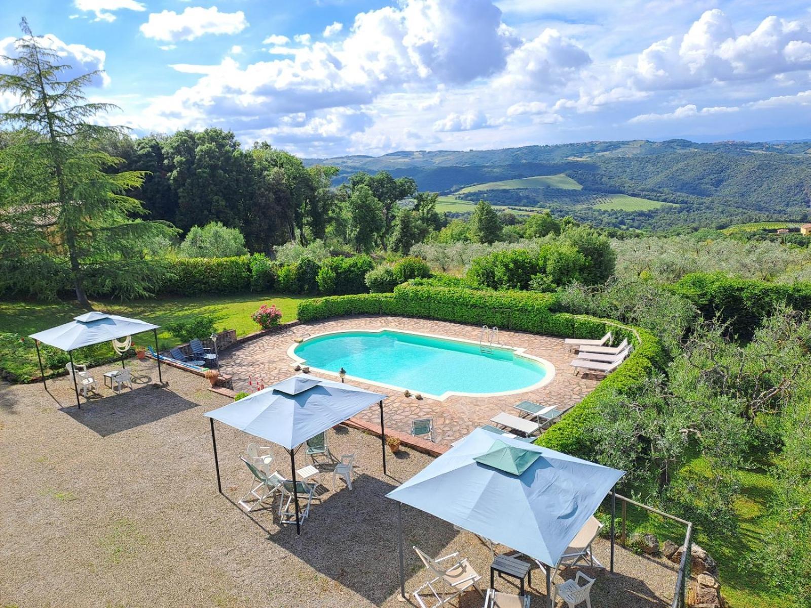 Podere Il Caggio Rooms Сан-Джиминьяно Экстерьер фото
